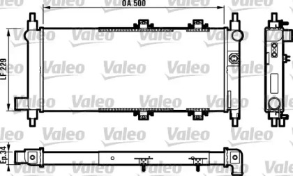 Теплообменник VALEO 730119