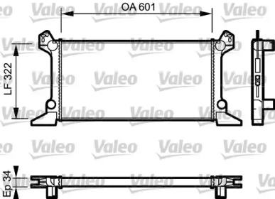 Теплообменник VALEO 730124