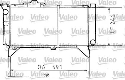 Теплообменник VALEO 730138