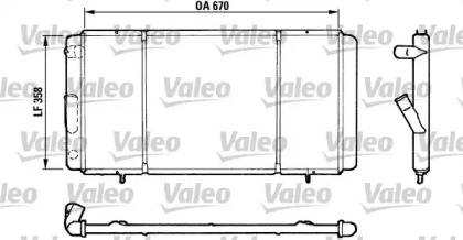 Теплообменник VALEO 730140