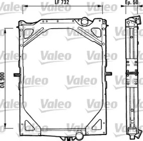 Теплообменник VALEO 730222