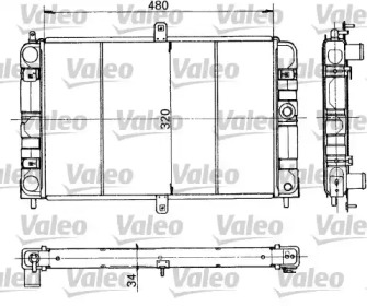 Теплообменник VALEO 730317