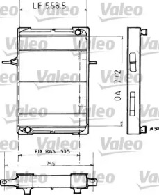 Теплообменник VALEO 730355