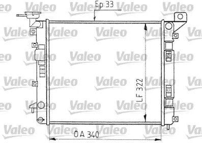 Теплообменник VALEO 730400