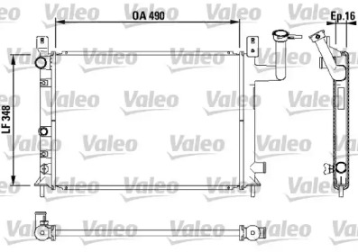 Теплообменник VALEO 730404