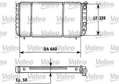 Теплообменник VALEO 730428