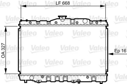 Теплообменник VALEO 730469