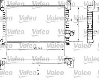 Теплообменник VALEO 730484