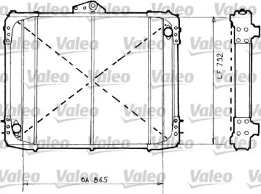 Теплообменник VALEO 730487