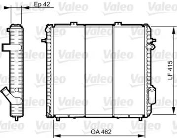 Теплообменник VALEO 730502