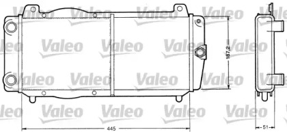 Теплообменник VALEO 730527