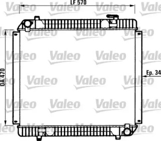 Теплообменник VALEO 730876