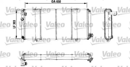 Теплообменник VALEO 730898