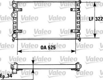 Теплообменник VALEO 730947