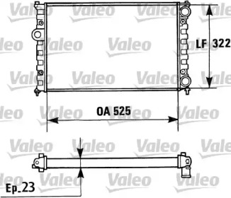 Теплообменник VALEO 730948