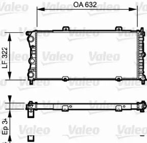 Теплообменник VALEO 730981