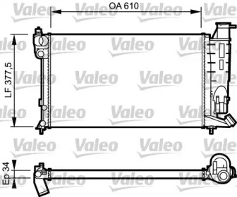 Теплообменник VALEO 730983