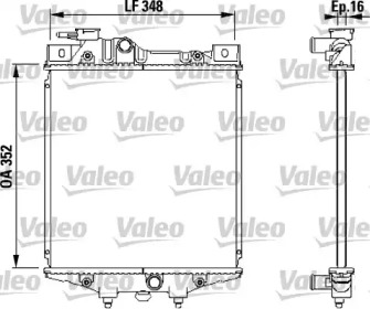 Теплообменник VALEO 731020