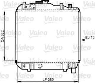 Теплообменник VALEO 731042