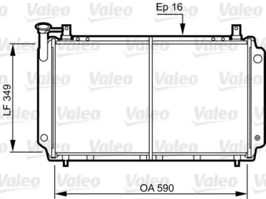 Теплообменник VALEO 731083