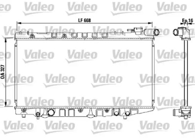 Теплообменник VALEO 731106