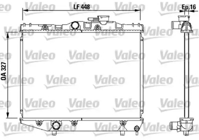 Теплообменник VALEO 731124