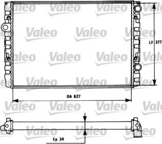 Теплообменник VALEO 731127