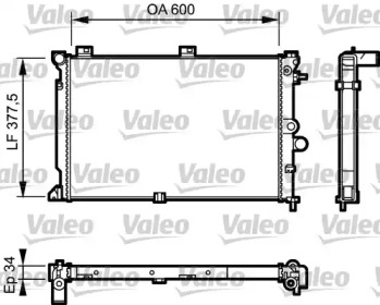 Теплообменник VALEO 731170