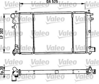 Теплообменник VALEO 731186