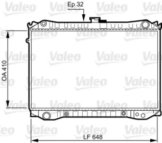 Теплообменник VALEO 731188