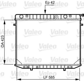 Теплообменник VALEO 731237