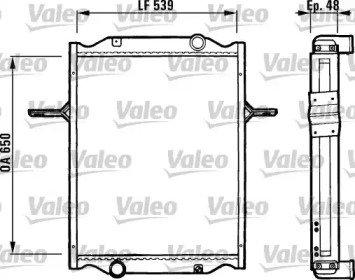 Теплообменник VALEO 731263