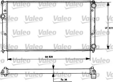 Теплообменник VALEO 731265