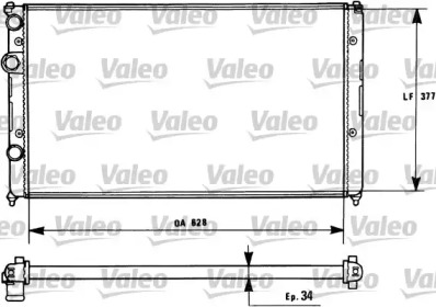 Теплообменник VALEO 731267