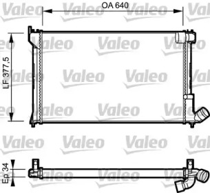 Теплообменник VALEO 731289