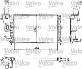 Теплообменник VALEO 731375