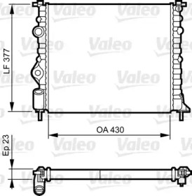 Теплообменник VALEO 731378