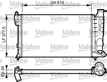 Теплообменник VALEO 731390