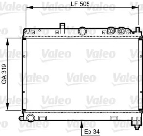 Теплообменник VALEO 731412