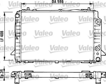 Теплообменник VALEO 731430