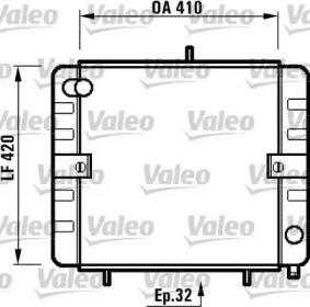 Теплообменник VALEO 731444