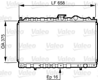 Теплообменник VALEO 731462