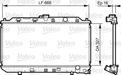 Теплообменник VALEO 731467