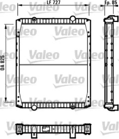 Теплообменник VALEO 731553