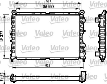 Теплообменник VALEO 731561