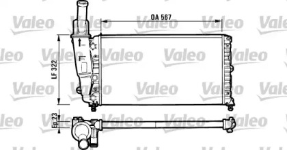 Теплообменник VALEO 731562