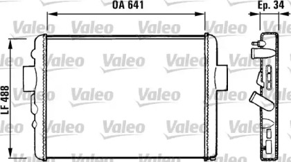 Теплообменник VALEO 731572