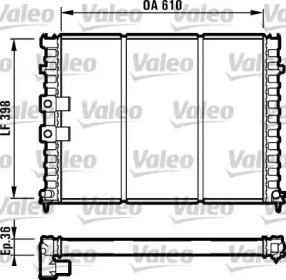 Теплообменник VALEO 731584