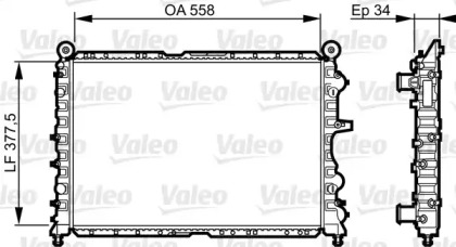 Теплообменник VALEO 731592