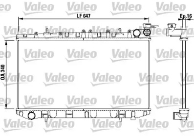 Теплообменник VALEO 731659